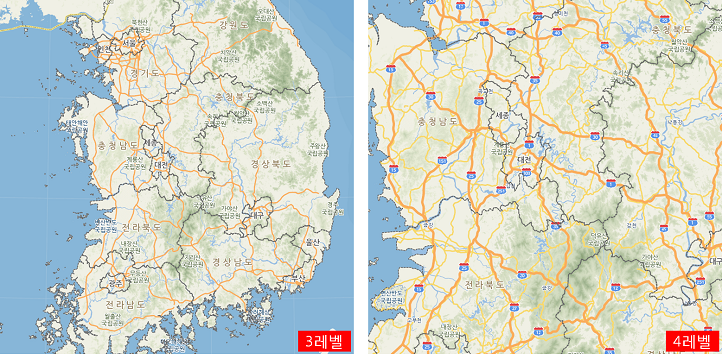 시/도 경계 표출