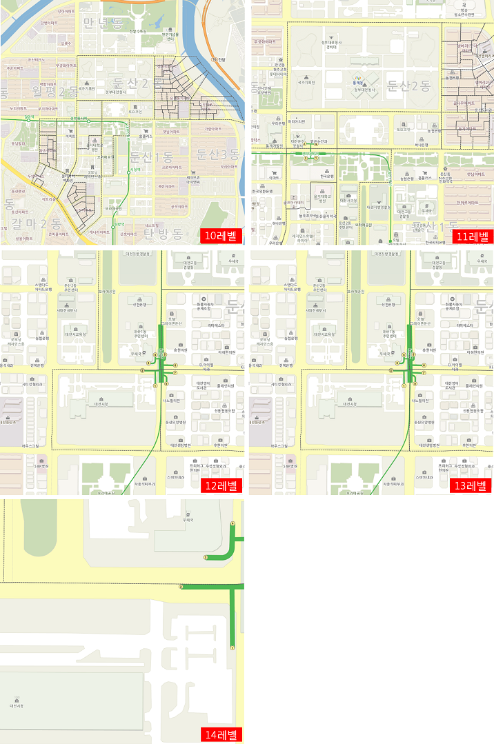 집계구 경계 표출