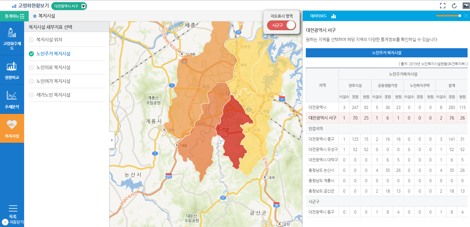 노인주거 복지시설 검색결과