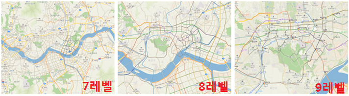 읍/면/동 경계 표출