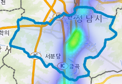 업종밀집도 버튼